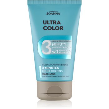 Joanna Ultra Color Cold Platinum Blond Shades 3 Minutes balsam nuanțator - imagine 2